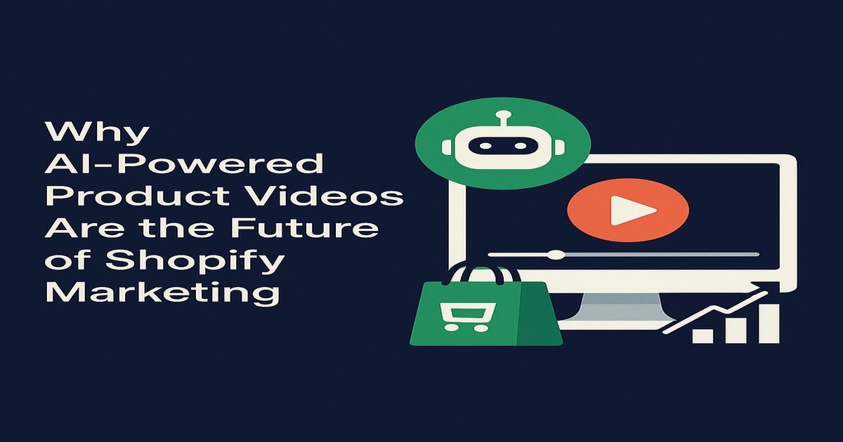 Why AI-Powered Product Videos Are the Future of Shopify Marketing