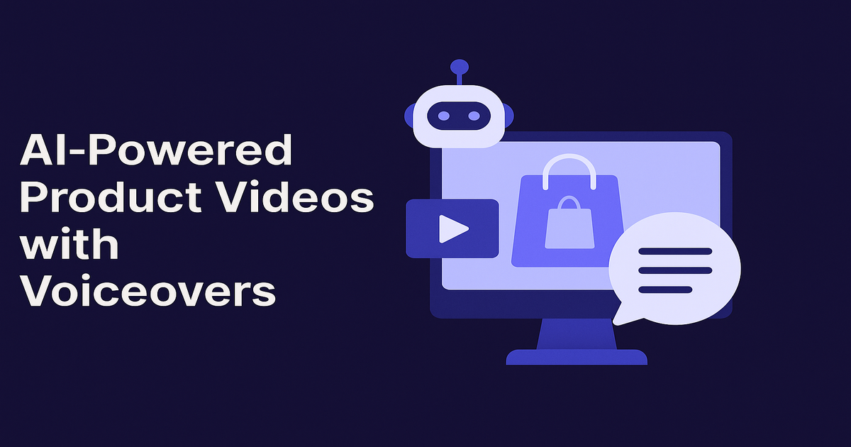 Why AI-Powered Product Videos with Voiceovers Are Changing Shopify Marketing