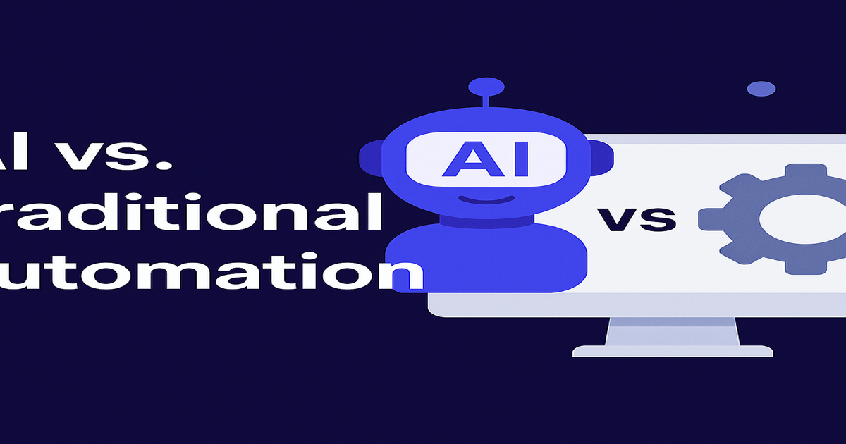 AI vs. Traditional Automation: Why AI Wins for Shopify Video Creation