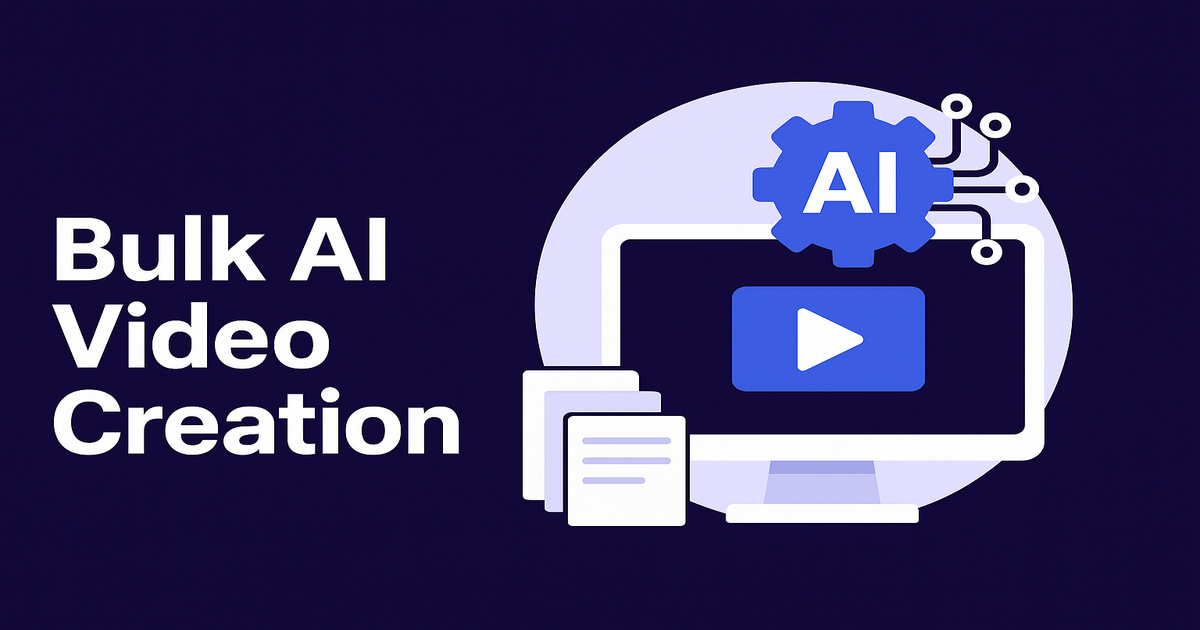 Why Bulk AI Video Creation Is the Secret Weapon for Scaling Ecommerce Stores