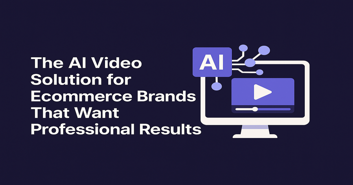 Provid.AI — The AI Video Solution for Ecommerce Brands That Want Professional Results