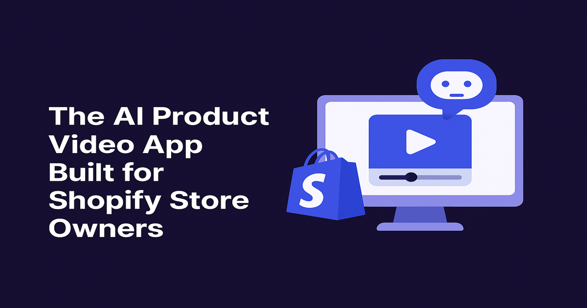 Provid.AI - The AI Product Video App Built for Shopify Store Owners