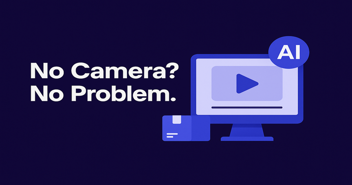No Camera? No Problem — How Dropshippers Create Professional Product Videos With AI